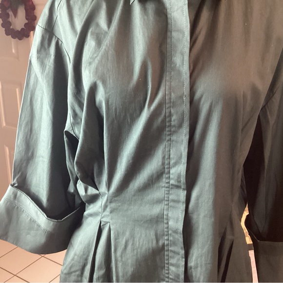 Madewell Poplin Tucked Mini Shirtdress - Picture 4 of 9